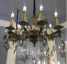 Zinc alloy chandelier lamp