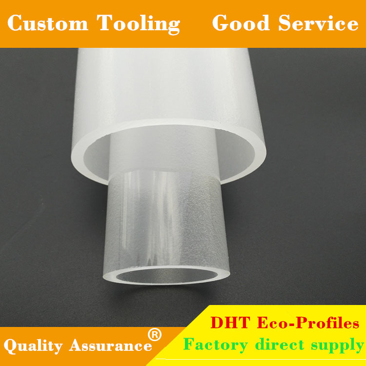 Excellent frosted satine diffuser plastic acrylic tube for led lighting