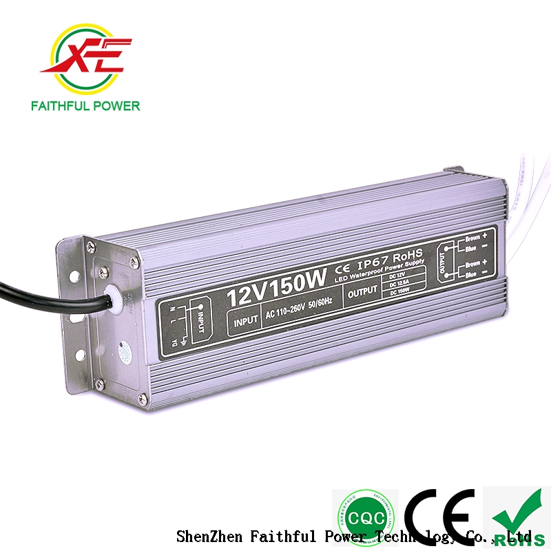 150w ip67 Constant Voltage LED Driver 24volt 6.25A LED Power Supply for LED Strips Flood Light