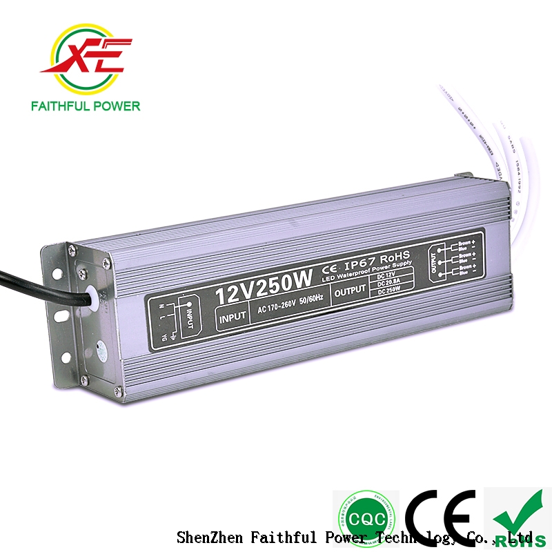 Street Lighting 250W 12V Dc Supply Single Constant Voltage 180-264v Ac Led Switch Power Supply 24v
