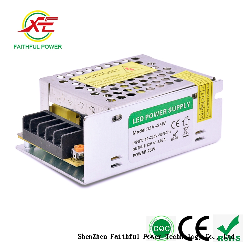 Led Lighting Strip Power Transformer AC DC 12 Volt 25w Machines Battery Backup Power Supply