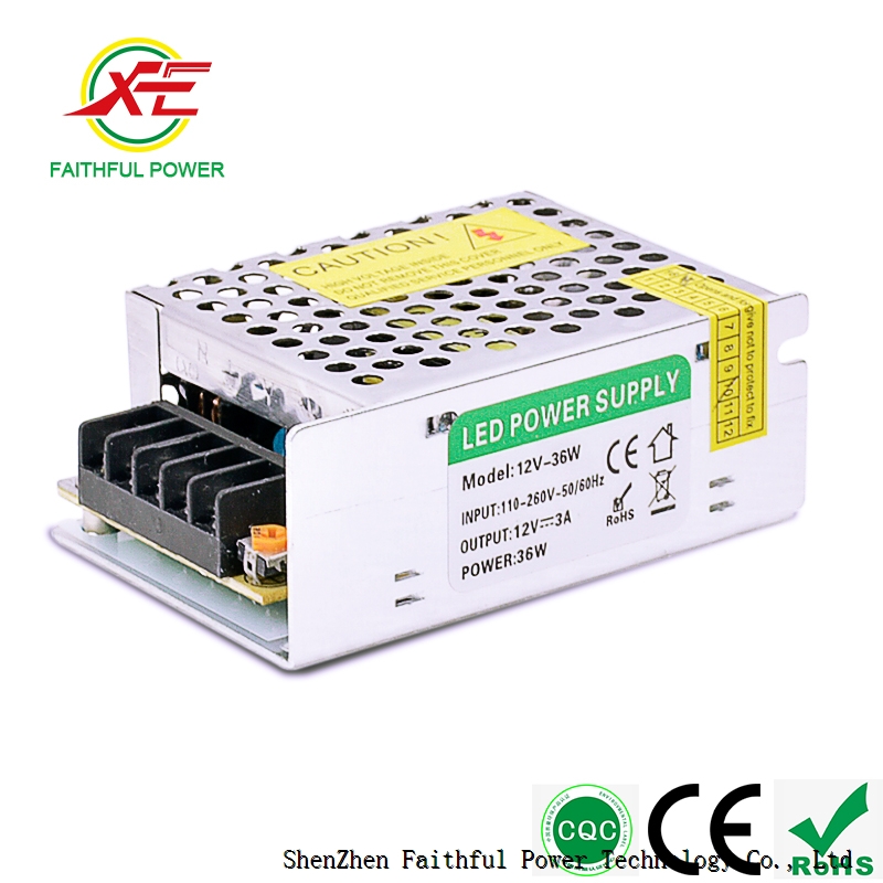 220V AC Adjustable Input 36w 24 Volt Ouput Constant Voltage Class 2 Power Supply