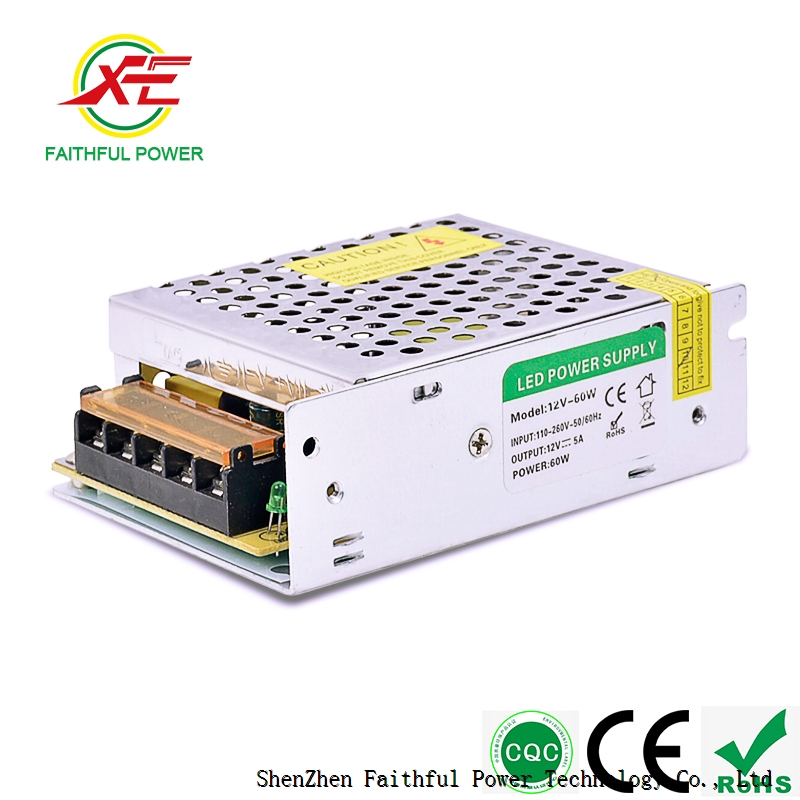 24v 2.5a Constant Voltage DC Power Supply 60W for Led Lighting Strip Security System