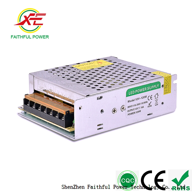 Shenzhen Led Power Supply 120w Led Displays 12v Transformer IP20 10a Power Supply