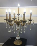 68883 6 plus 1 table lamp zinc alloy chandelier