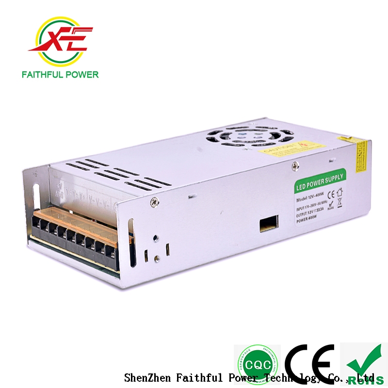 Industrial Automation Dc12v 33a 400w Yag Laser Switch Power Supply IP20 Steady Vltage Led Driver