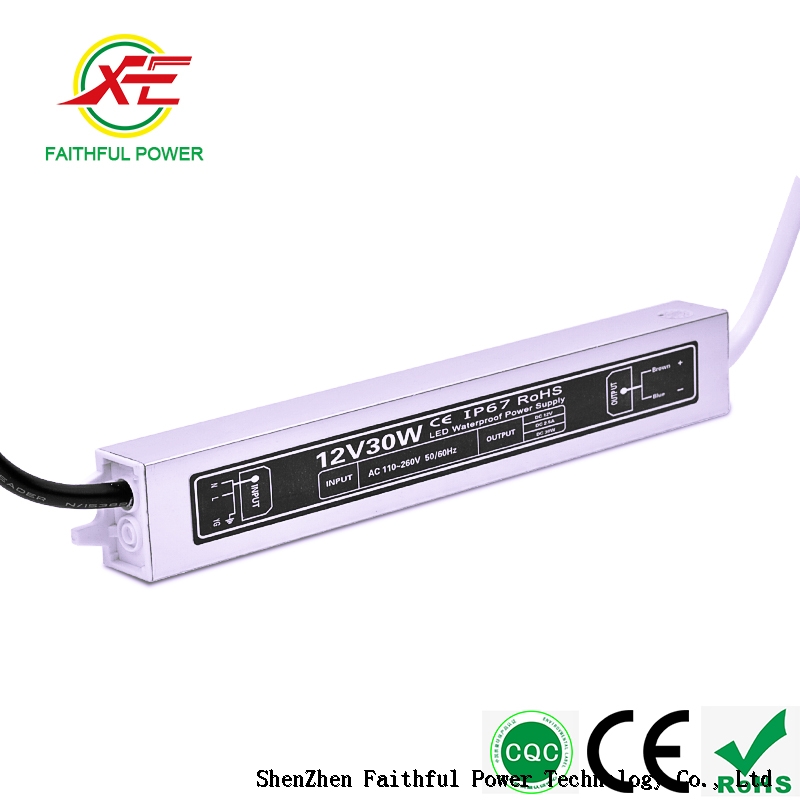 Waterproof 12v 2.5a 30w Single Output Switching Power Supply Led Driver 220v AC to DC 12v
