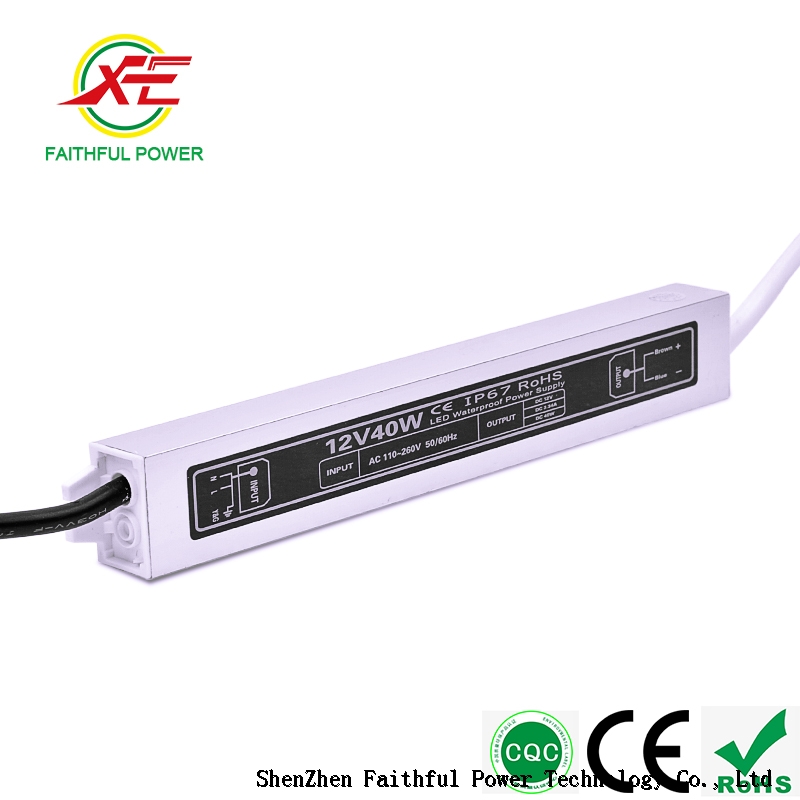 40W 12V 3.3A Waterproof Constant Voltage Switching Power Supply LED Drivers