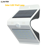 Solar Powered LED Wall Lamp with PIR Sensor