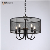 Rima Lighting Modern Chandelier Pendant Lamp decorative cage industrial indoor lamps