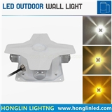 IP65 Waterproof 4 Side LED Square Wall Lamp Outdoor Waterproof Spotlight