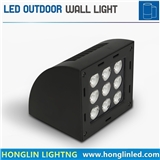Warm White Aluminum IP65 Wall Mounted 9X3w 27W LED Outdoor Wall Lighting