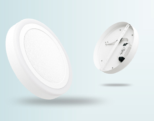 LED Surface Mount Double Color Panel Light Round Panel Light 6W 9W 18W 24W