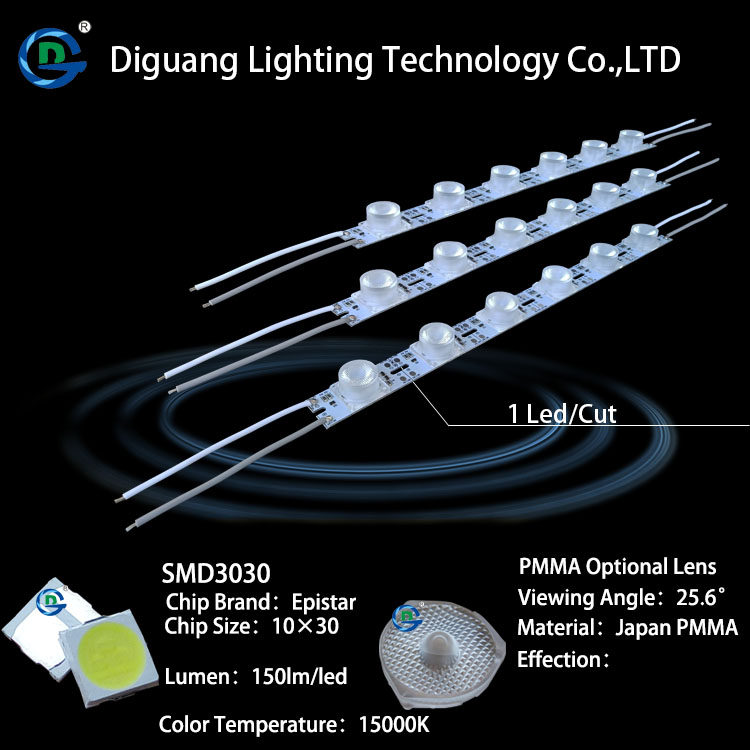 Diguang Energy Saving 12v 3030 LED Emmitting Lighting Source Bar