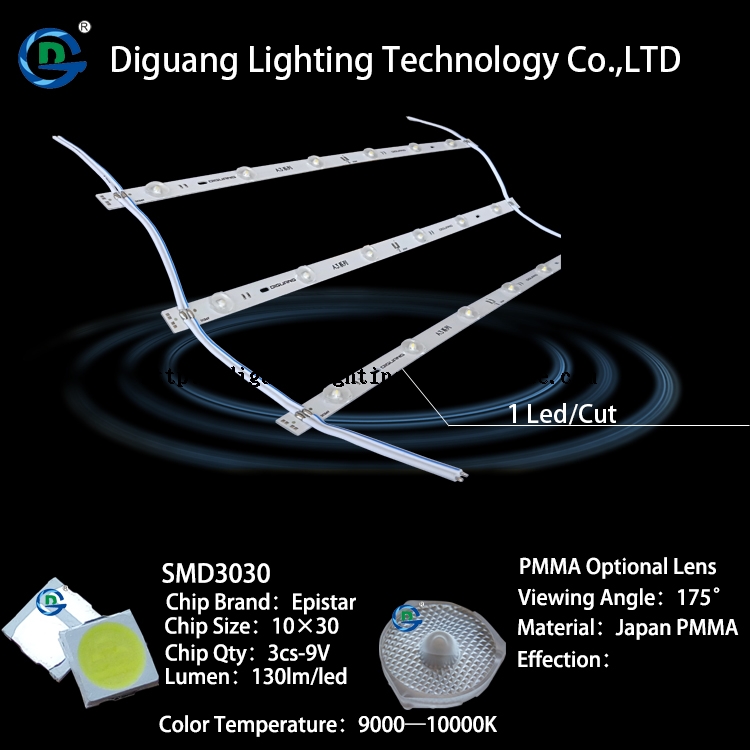 Diguang Energy Saving 24v 3030 Light Box Lens bar