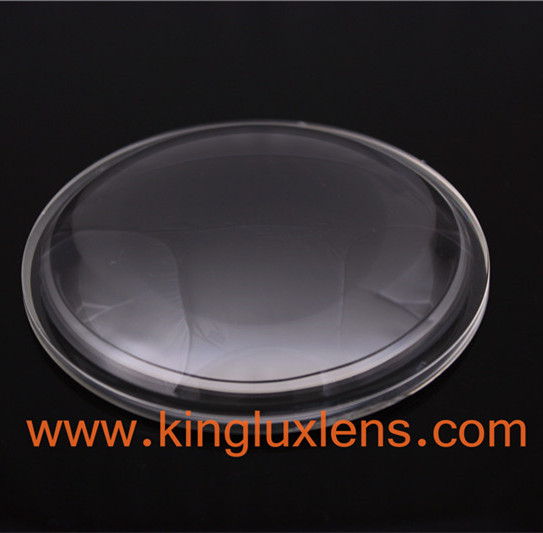 100mm 100 degree optical led glass lens with fixtures for COB led high bay light