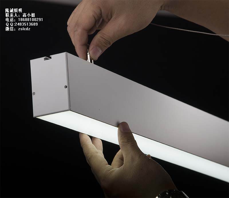 LED lamp line of high-end office lighting engineering office square lamp hotel lobby grille lamp str