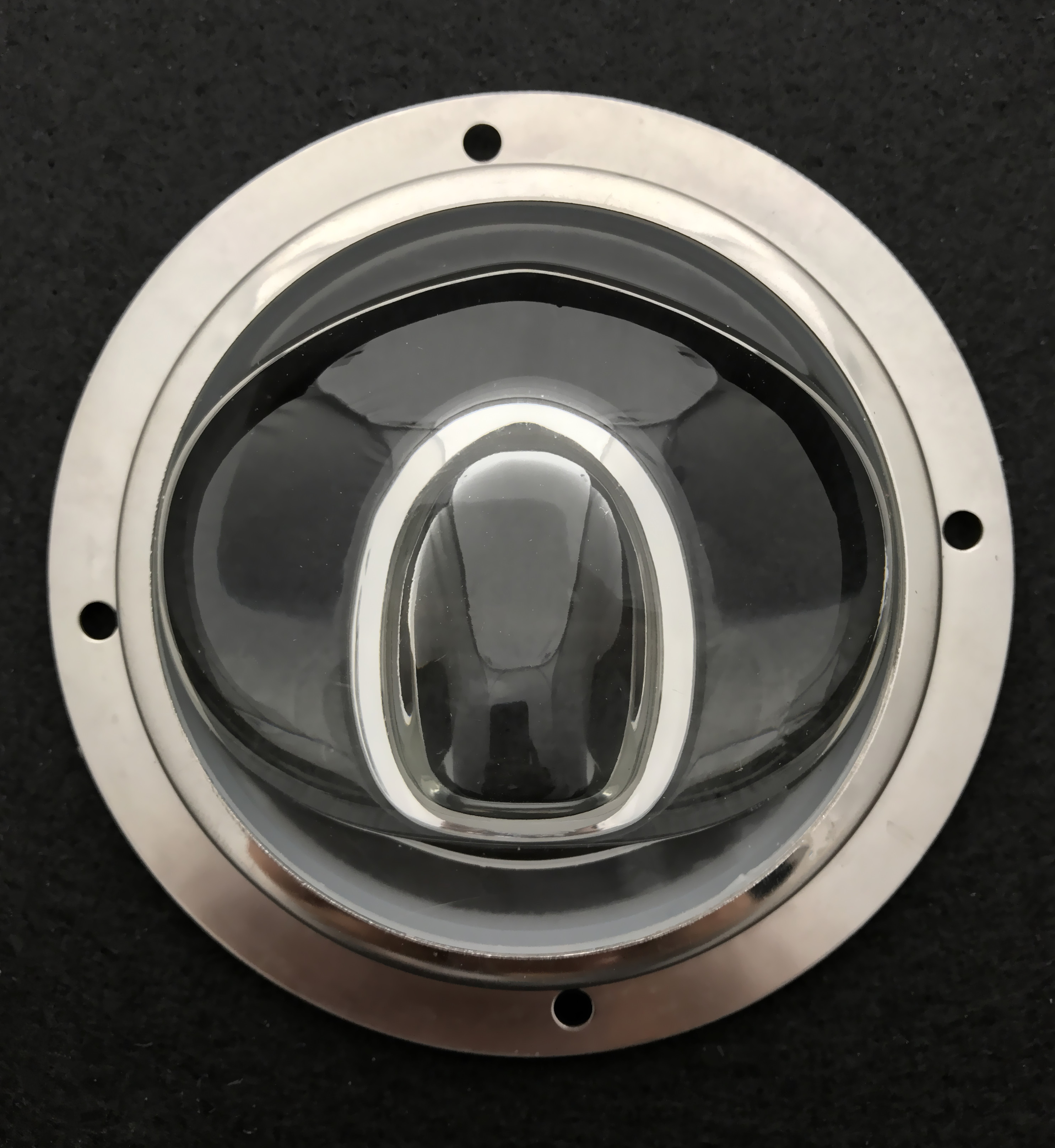78mm 150 75 degree optical led streetlight glass lens
