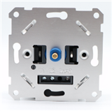 EU Push Rotary LED dimmer switch