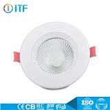 Best selling 10w 15w 30w recessed led cob downlight with frosted glass
