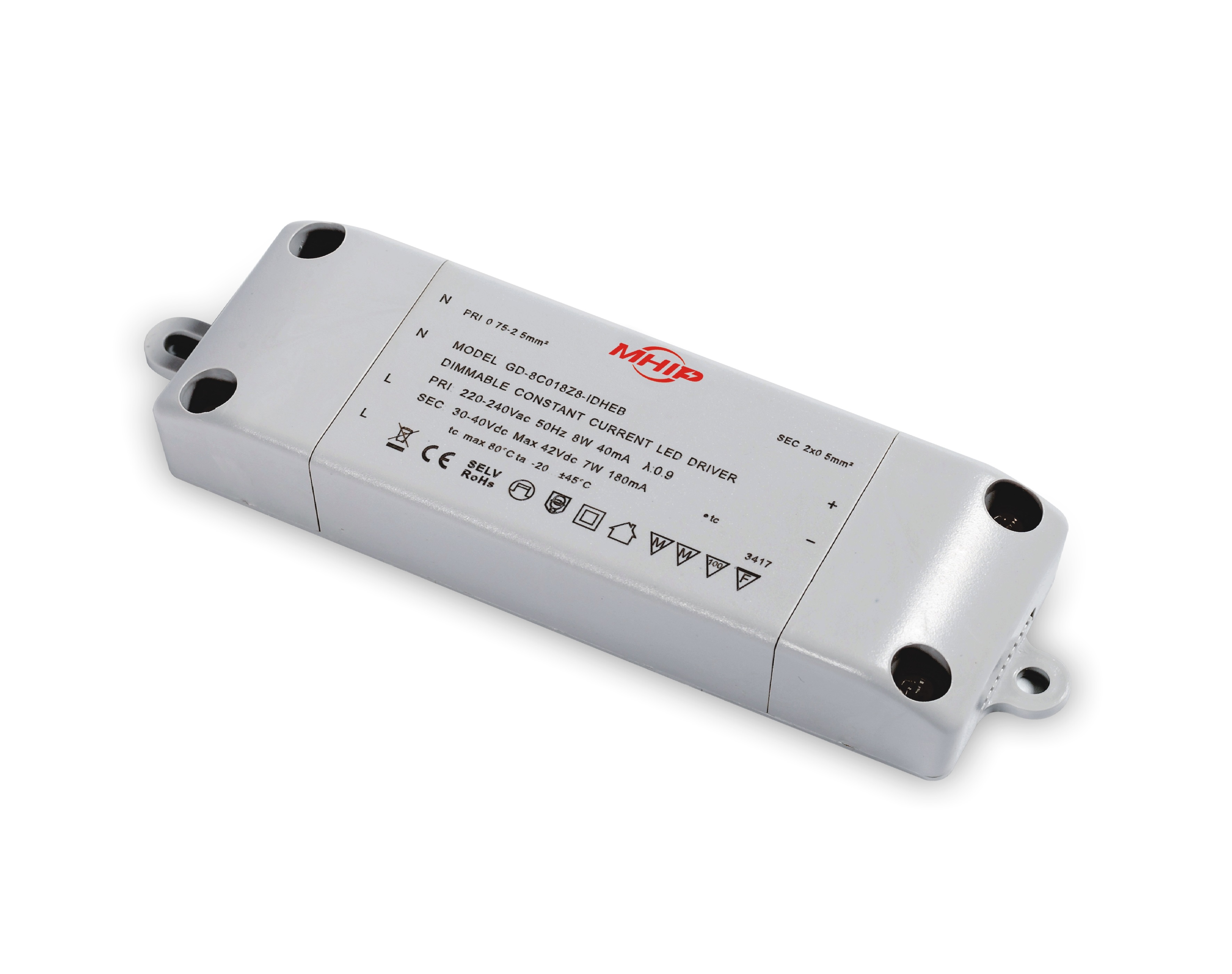 DIMMABLE CONSTANT CURRENT DRIVER SERIES--TRIAC DIMMABLE FLICKER FREE -CE