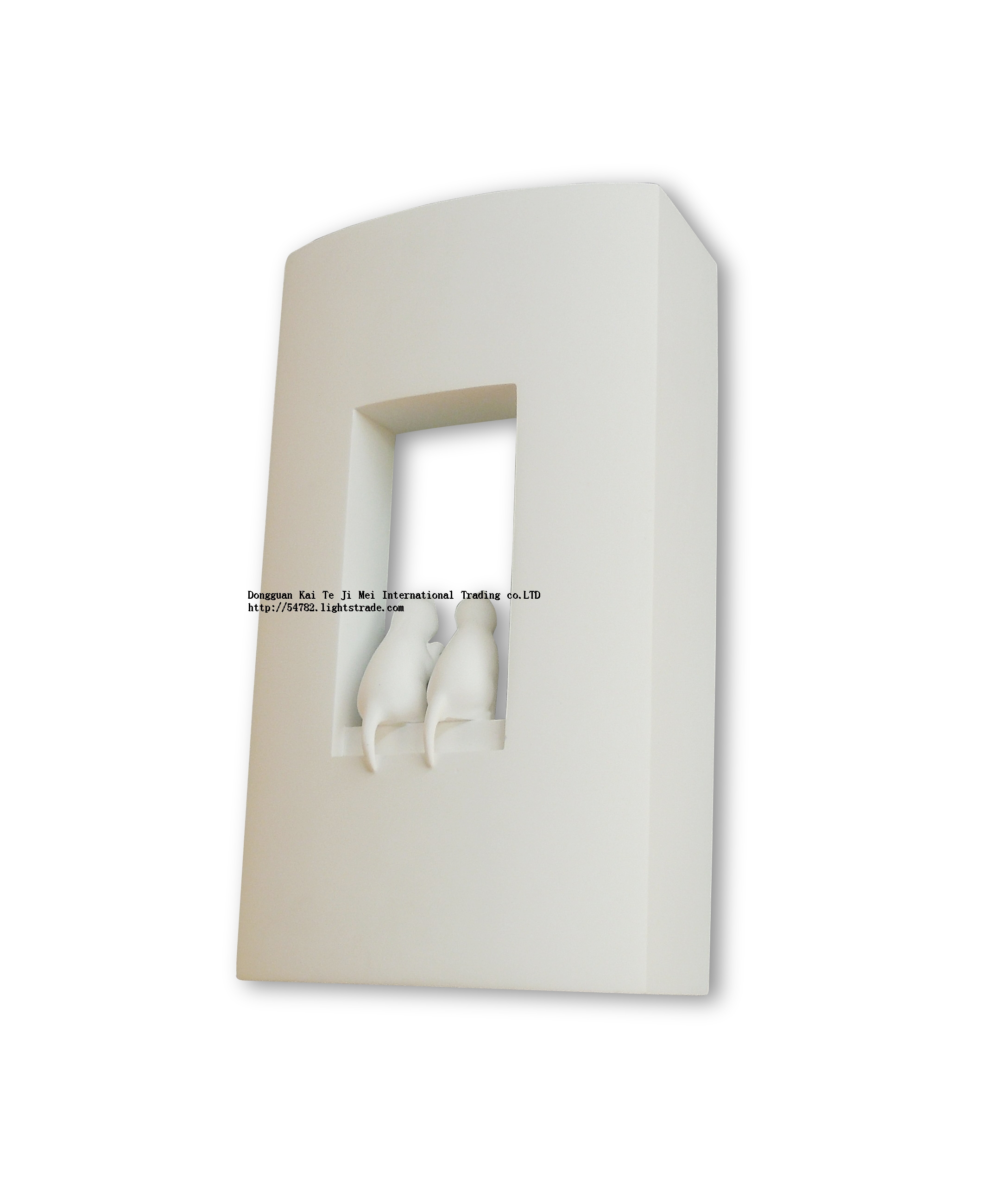 CE ROHS modern furniture plaster lamp wall light