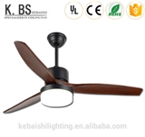 Home Decoration Customized Design 3 Plywood Blade Led New Ceiling Fan With Light