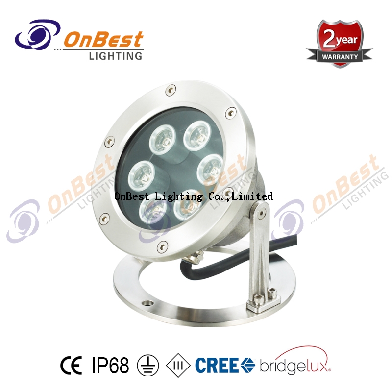 Colorful RGB LED 18X3w LED Underwater Light for Fountains