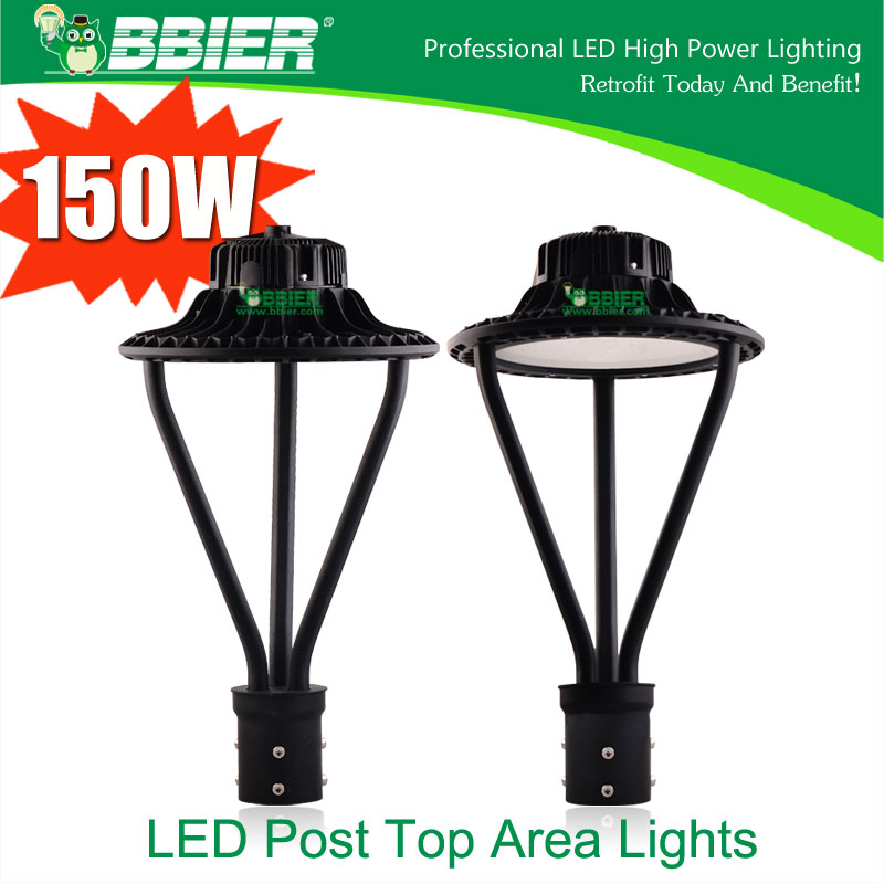 CE ETL 150w LED Post top area light 5 year warranty