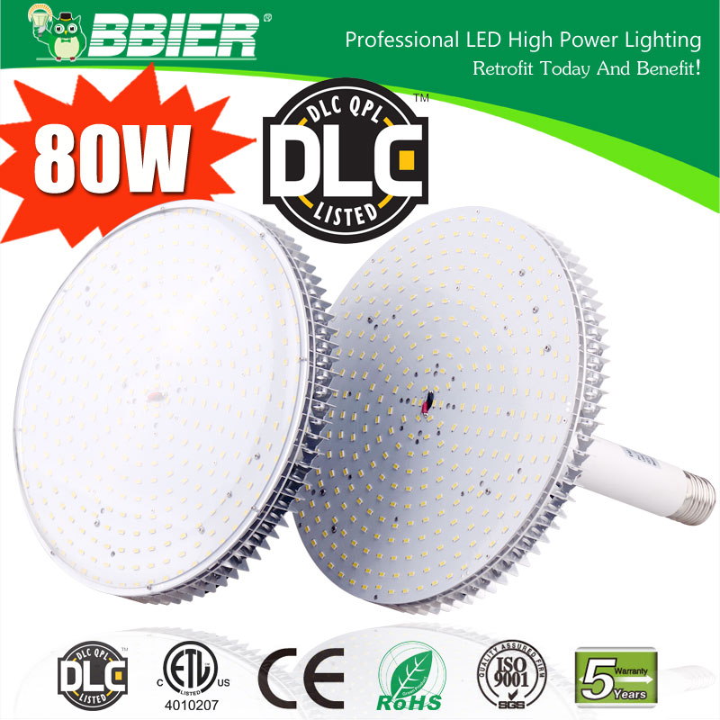 DLC ETL 80W 100W 120W LED Pizza Light Type A For Highbay Fixture Retrofit