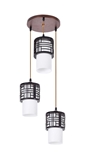 Wooden Pendant Lamp No.0751-3 E27 Suoling lighting