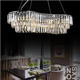 Modern Crystal Creative LED 3 Ring Decorative Chandeliers Lamp