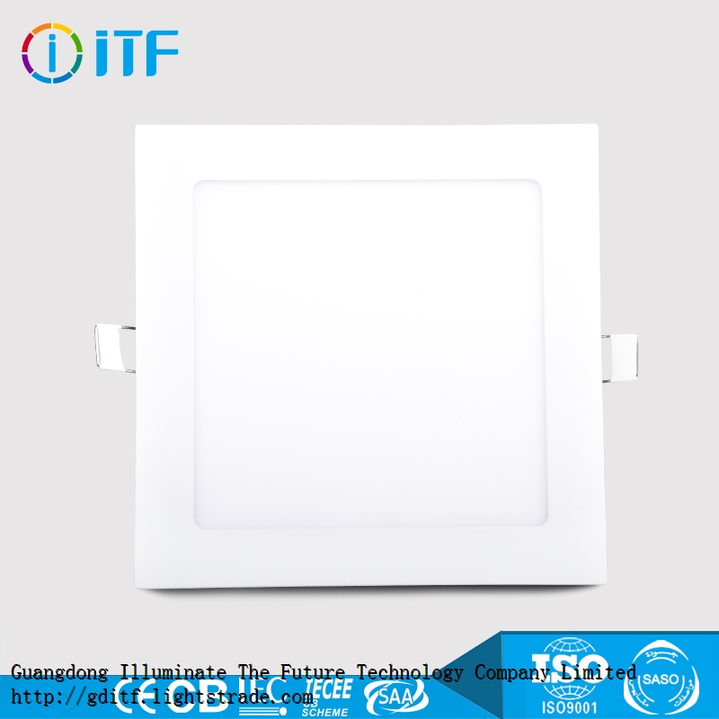 Energy-saving durable high beam angle SMD light source indoor squre ceiling light LED panel light