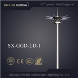 Good quality of 1000w Total power stainless steel outdoor high mast light for sale