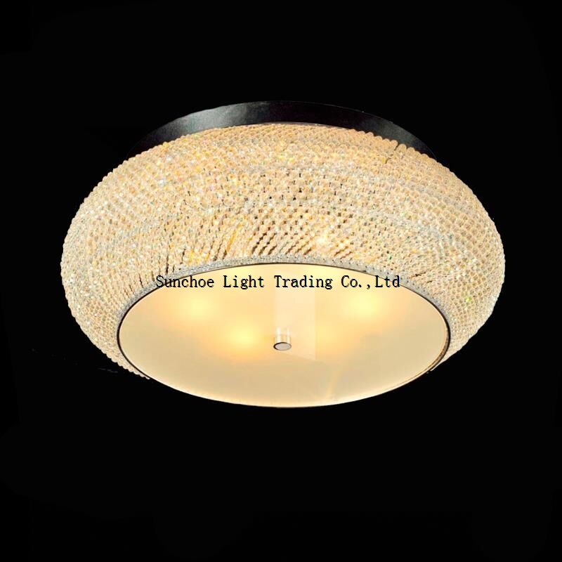 New crystal ceiling lamp hotel project light indoor home light lamparas