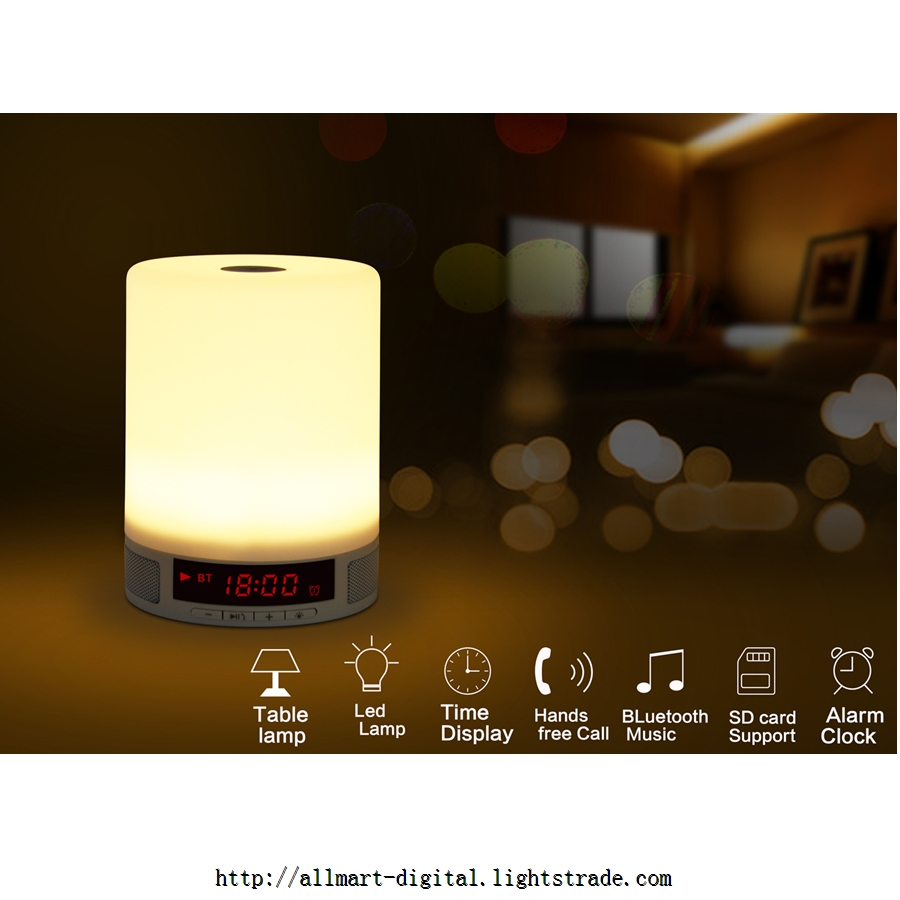 Bluetooth portable speakers with smart lamp