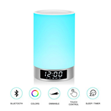 L5 Night light bluetooth speaker alarm clock Wireless Bluetooth Speaker with 7 color LED light