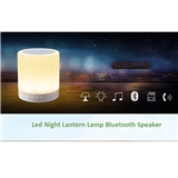 LV2015 Bluetooth speaker portable lamp with RGB LED warm white lights TF card playing music lamp