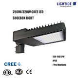 CREE LED Parking Lot Light Fixture 320W LED 7 yrs warranty