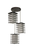 Contemporary Style Iron Pendant light No.1176-3 for Decoration