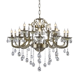 Antique brass chandelier for home restaurant pendant light