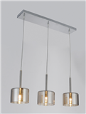 Simple glass chandelier