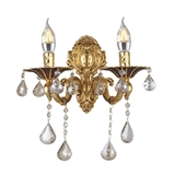 Crystal Trimmed Wall pendant Great for Bedroom Kitchen Dining Room Living Room and More