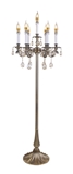 classic antique brass floor lamp candle uplight light for home bedroom lobby decoration