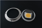 90 degree optical glass lens with fixtures for 10W-100W led high bay light diameter 78mm