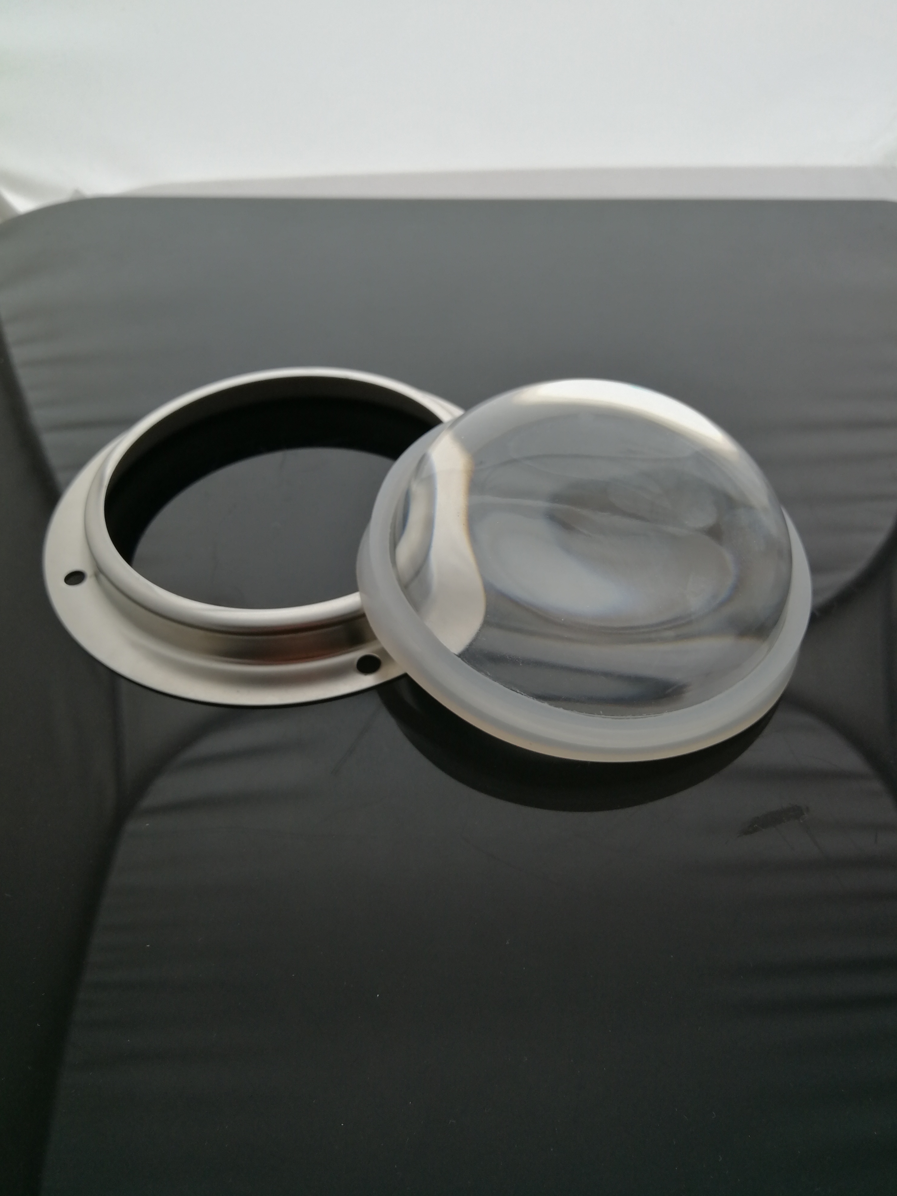 transparent led glass lens 60 degree 90 degree lens