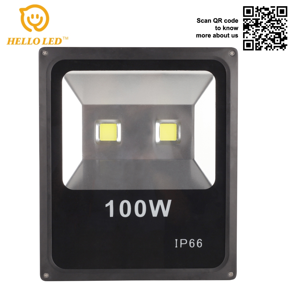 NH-11 100 watt black led rectangle flood lighting outdoor waterproof COB IP65