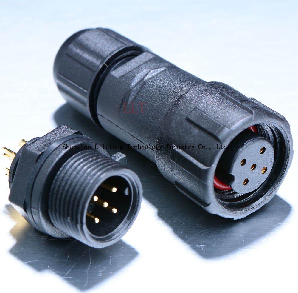 M14 5 pin thread aviation industrial connector