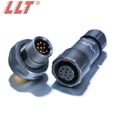 9 pin M14 ip68 led power waterproof cable connector