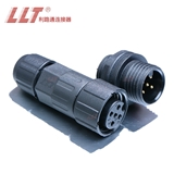 Hot sale m16 5 pin rear panel mount circular electrical waterproof led connector